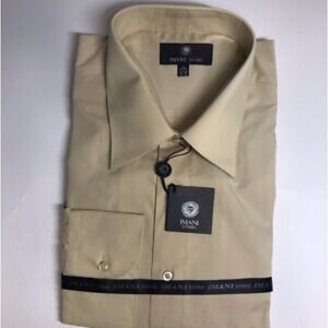Gold Dress Shirt with Standard Collar